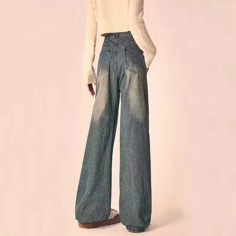HK EMBROIDERED JEANS