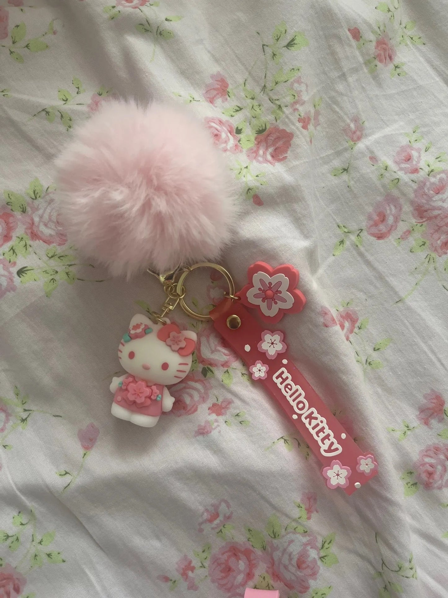 SAN FLUFFY KEYCHAIN SAKURA