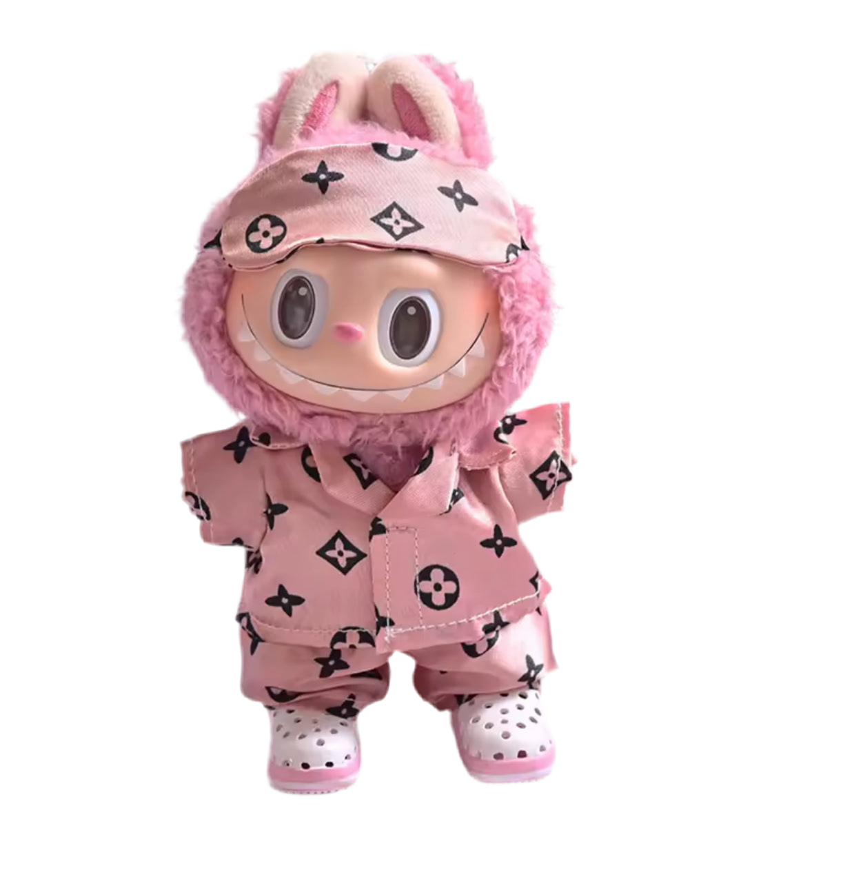 PINK DESIGN PYJAMAS DOLL OUTFIT