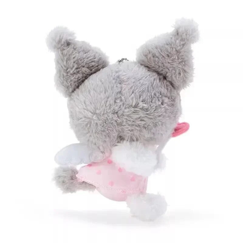 KU FLUFFY HEART KEYCHAIN