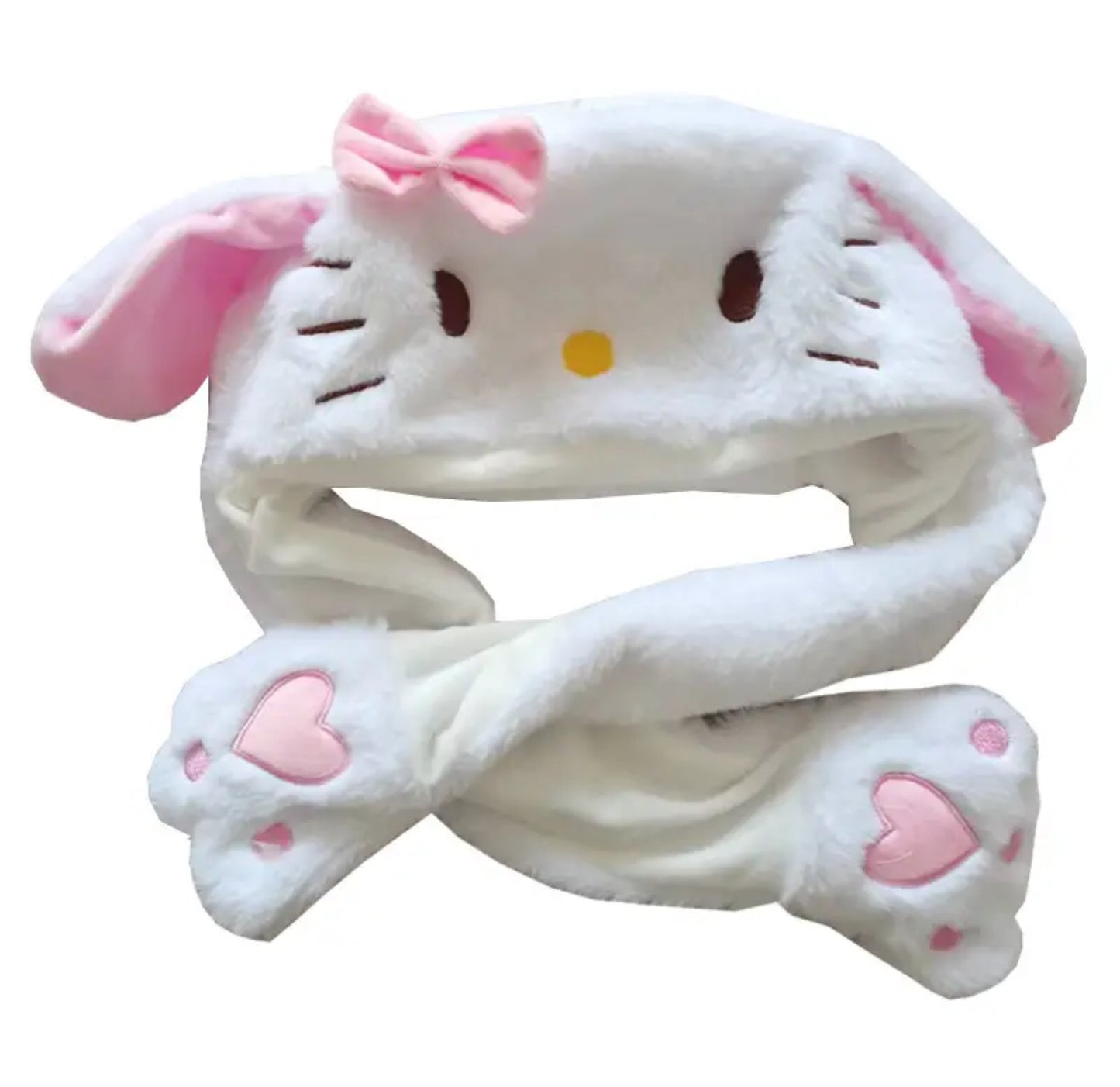 SAN FLUFFY HAT WITH ARMS