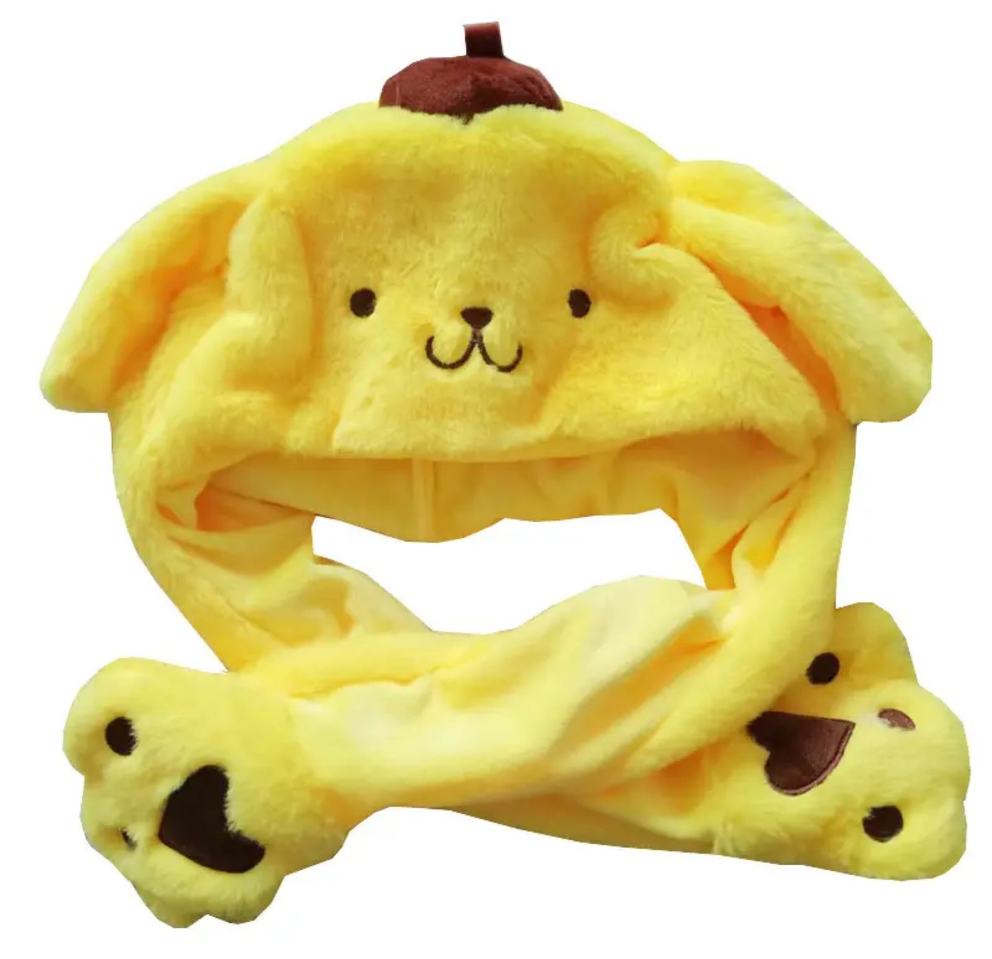 SAN FLUFFY HAT WITH ARMS