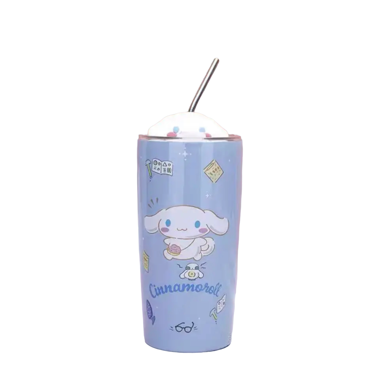 SAN FLASK WITH STRAW