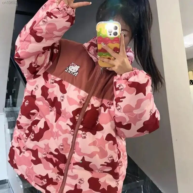 PINK HK CARGO COAT