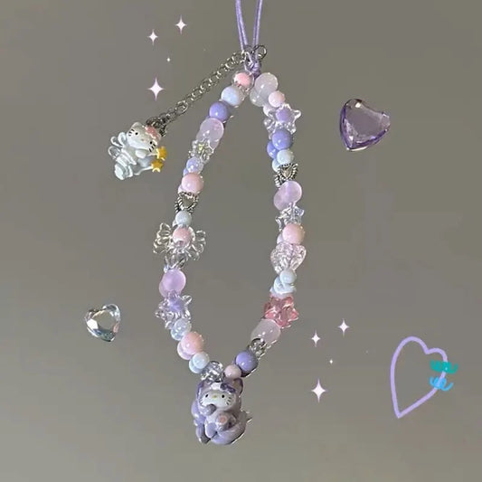HK PURPLE PHONE CHARM