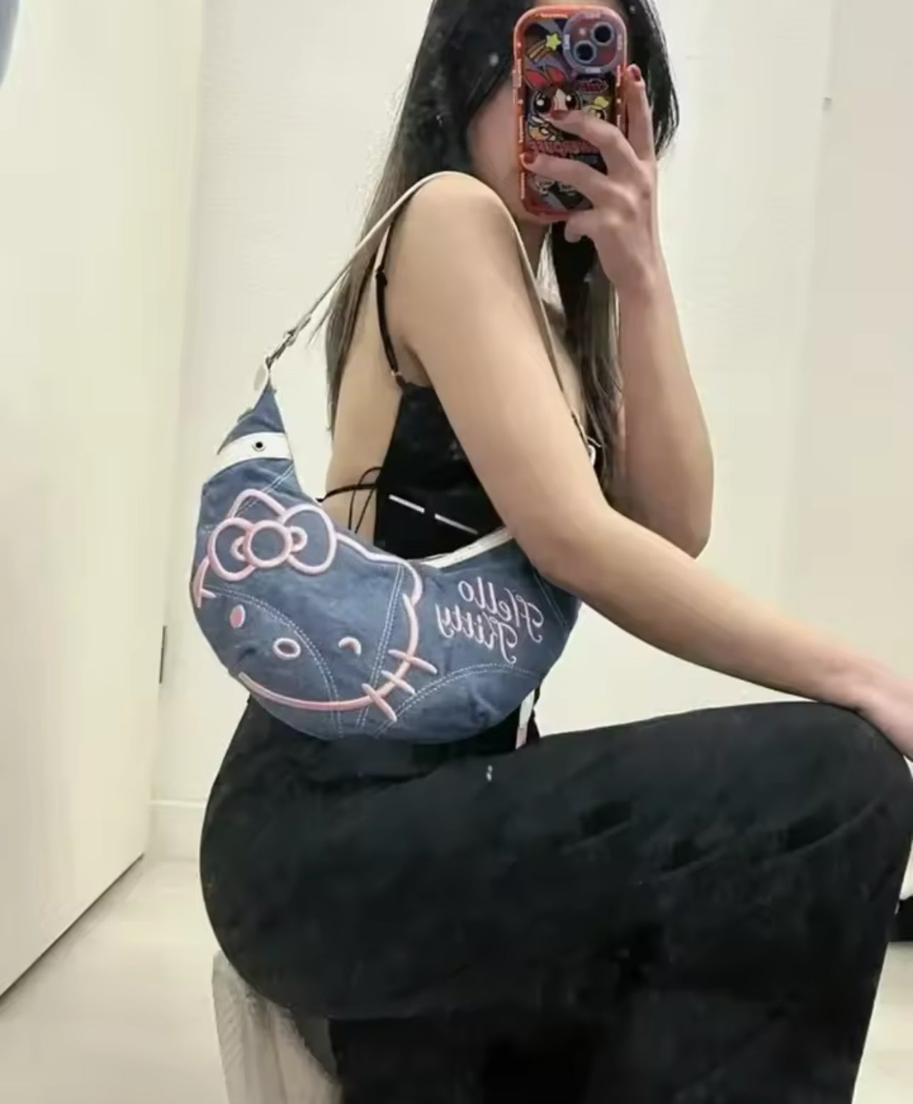 HK DENIM BAG