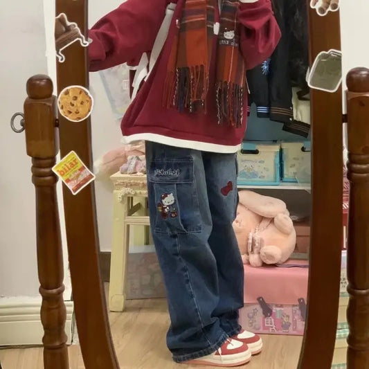 HK CARGO POCKET JEANS