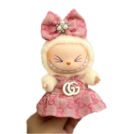 PINK DRESS DOLL OUTFIT
