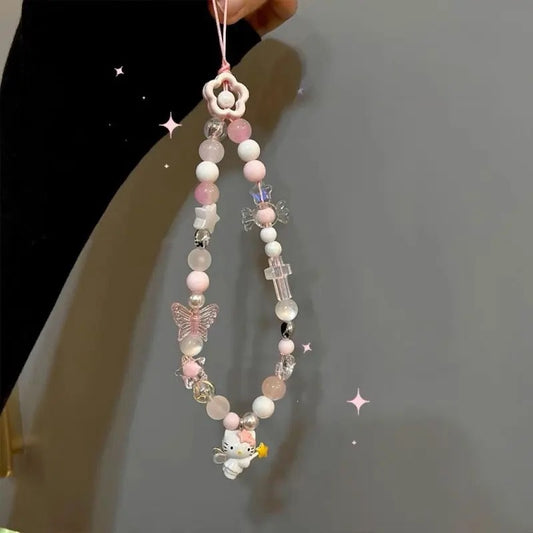 HK PINK ANGEL PHONE CHARM