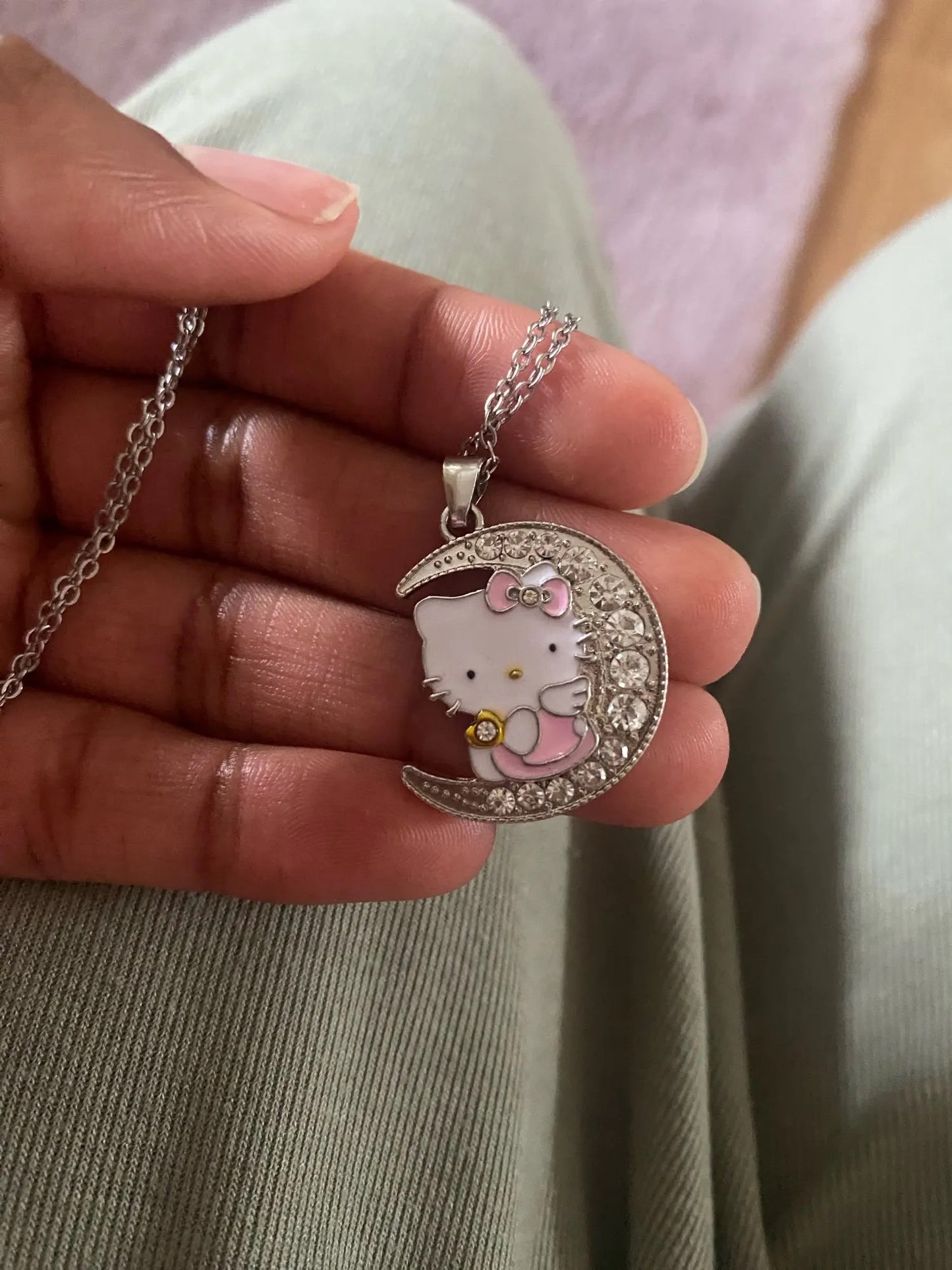 HK MOON NECKLACE
