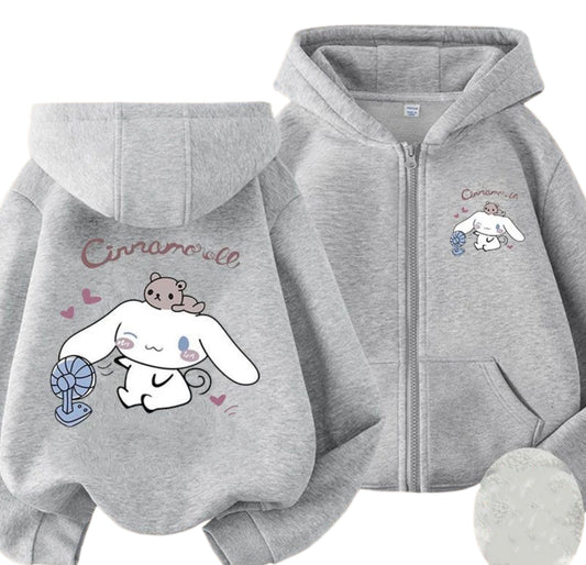 CR GREY ZIP UP