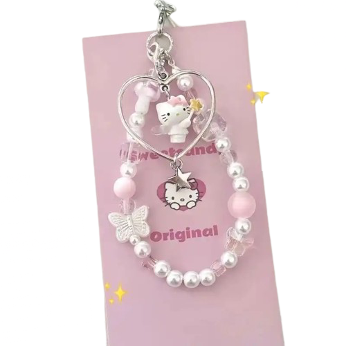 HK beaded phone charm