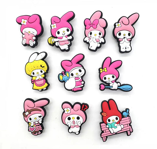 MM 10PCS CROC CHARMS